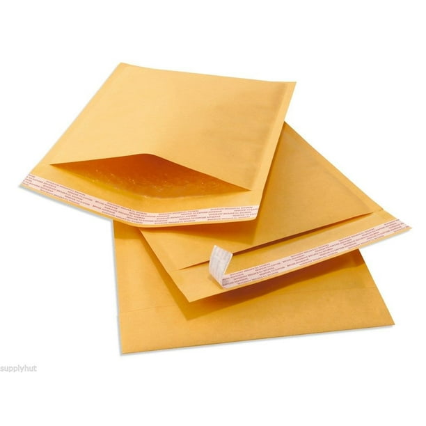Size #0 6.5" x 10" Kraft Bubble Mailers Padded Envelopes 250 Envelopes 